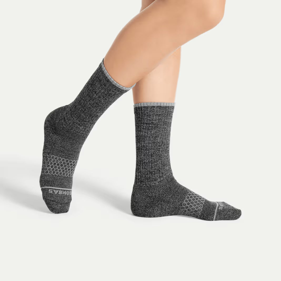 Women's Merino Wool Blend Calf Sock 4-Pack