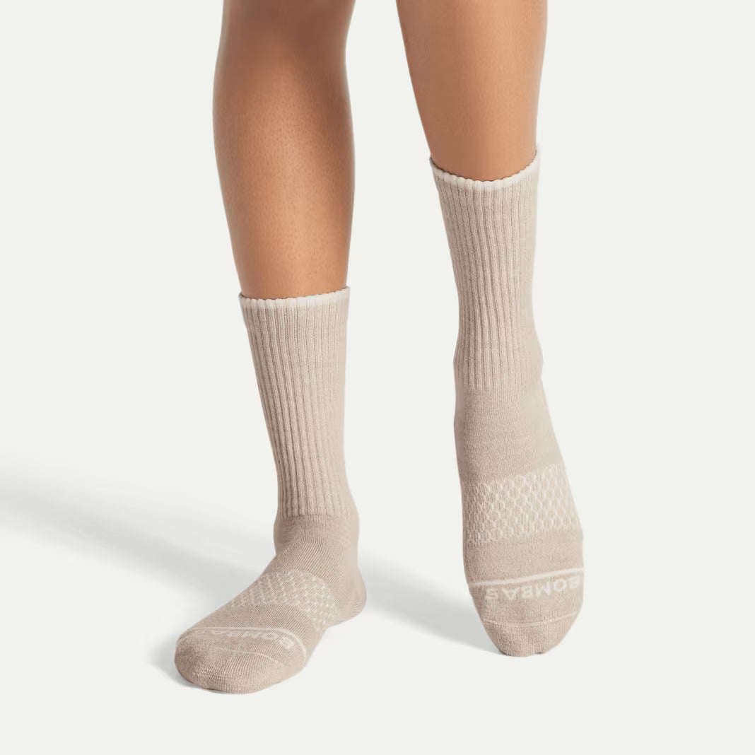 Men's Merino Wool Blend Calf Sock 4-Pack