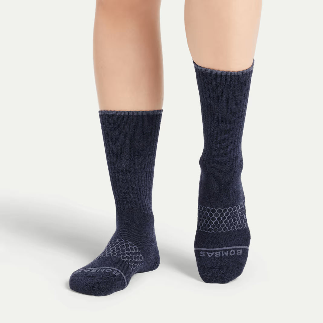 Women's Merino Wool Blend Calf Sock 4-Pack