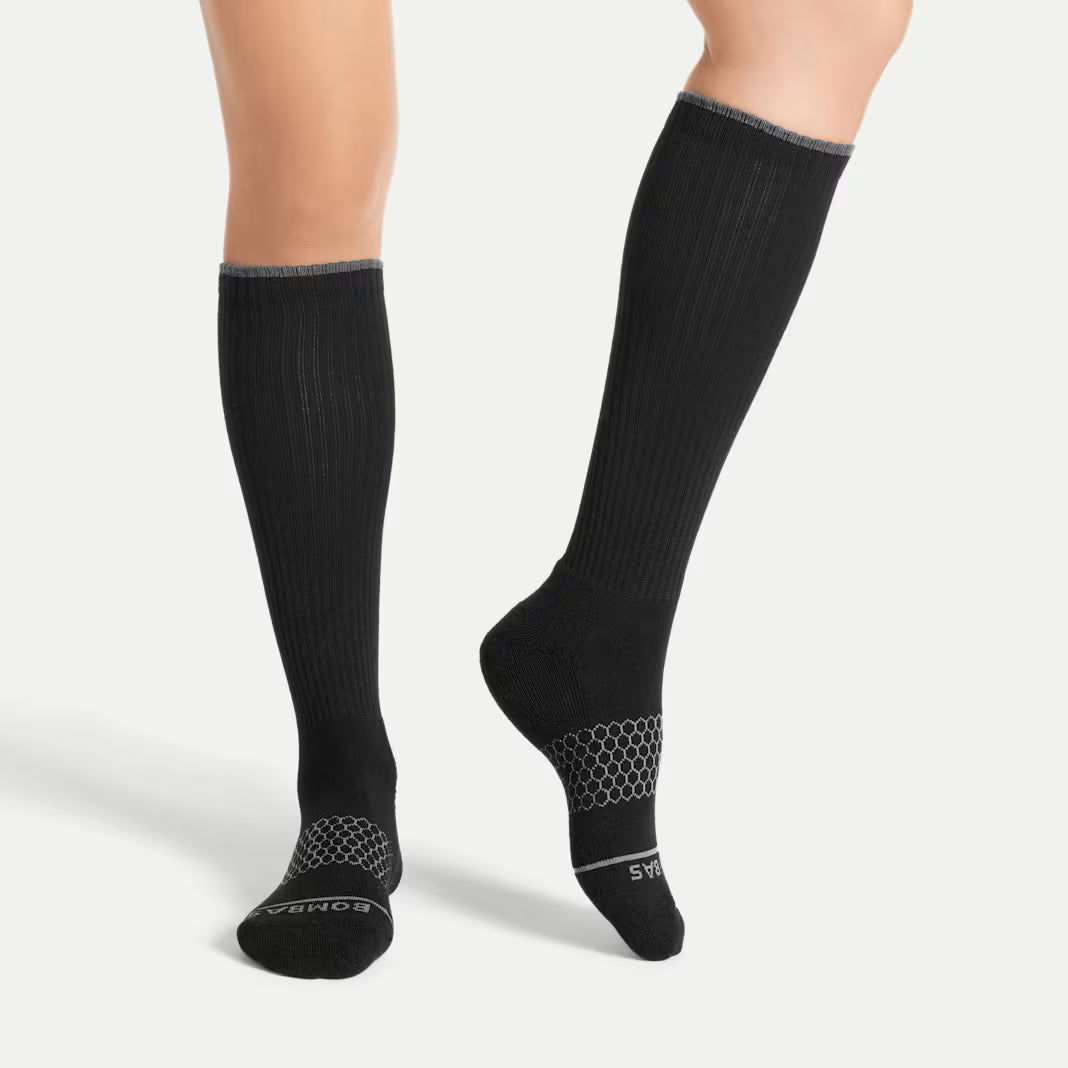 Women's Merino Wool Blend Knee-High Sock 4-Pack