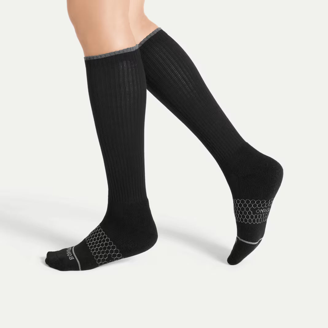 Women's Merino Wool Blend Knee-High Sock 4-Pack
