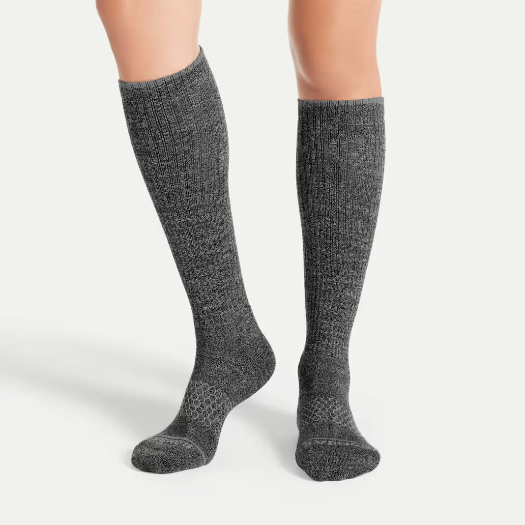 Women's Merino Wool Blend Knee-High Sock 4-Pack