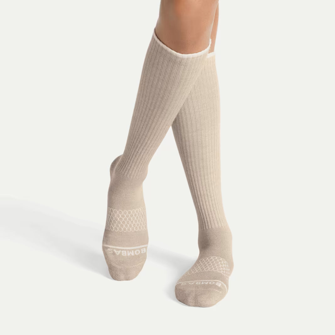 Women's Merino Wool Blend Knee-High Sock 4-Pack