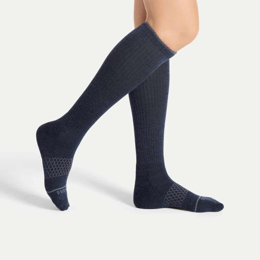 Women's Merino Wool Blend Knee-High Sock 4-Pack