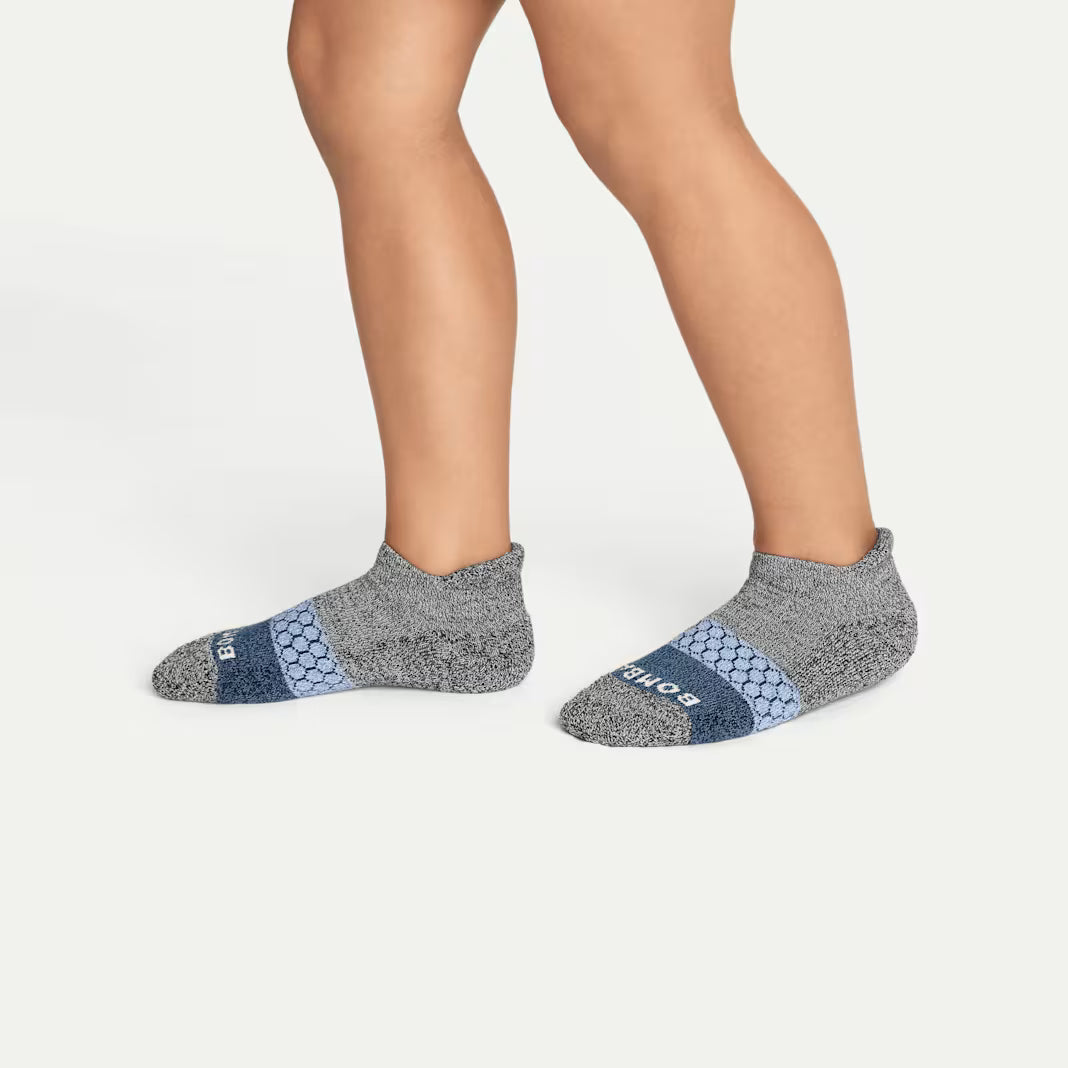 Junior Tri-Block Ankle Sock 12-Pack