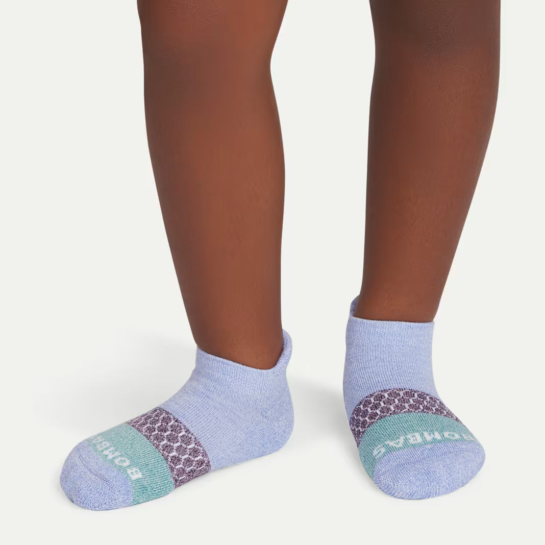 Junior Tri-Block Ankle Sock 6-Pack