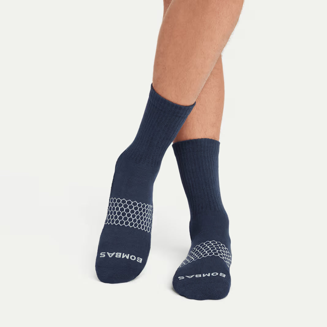 Men's Solids Half Calf Socks