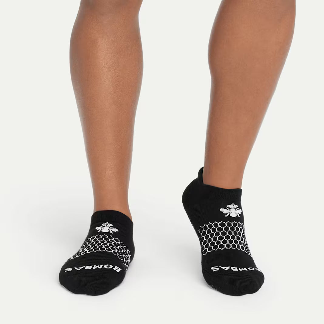 Bombas Women's Gripper Ankle Socks(Black White)