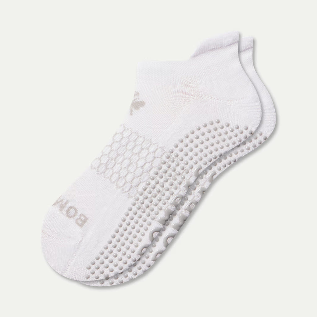 Women's Gripper Ankle Socks(white)