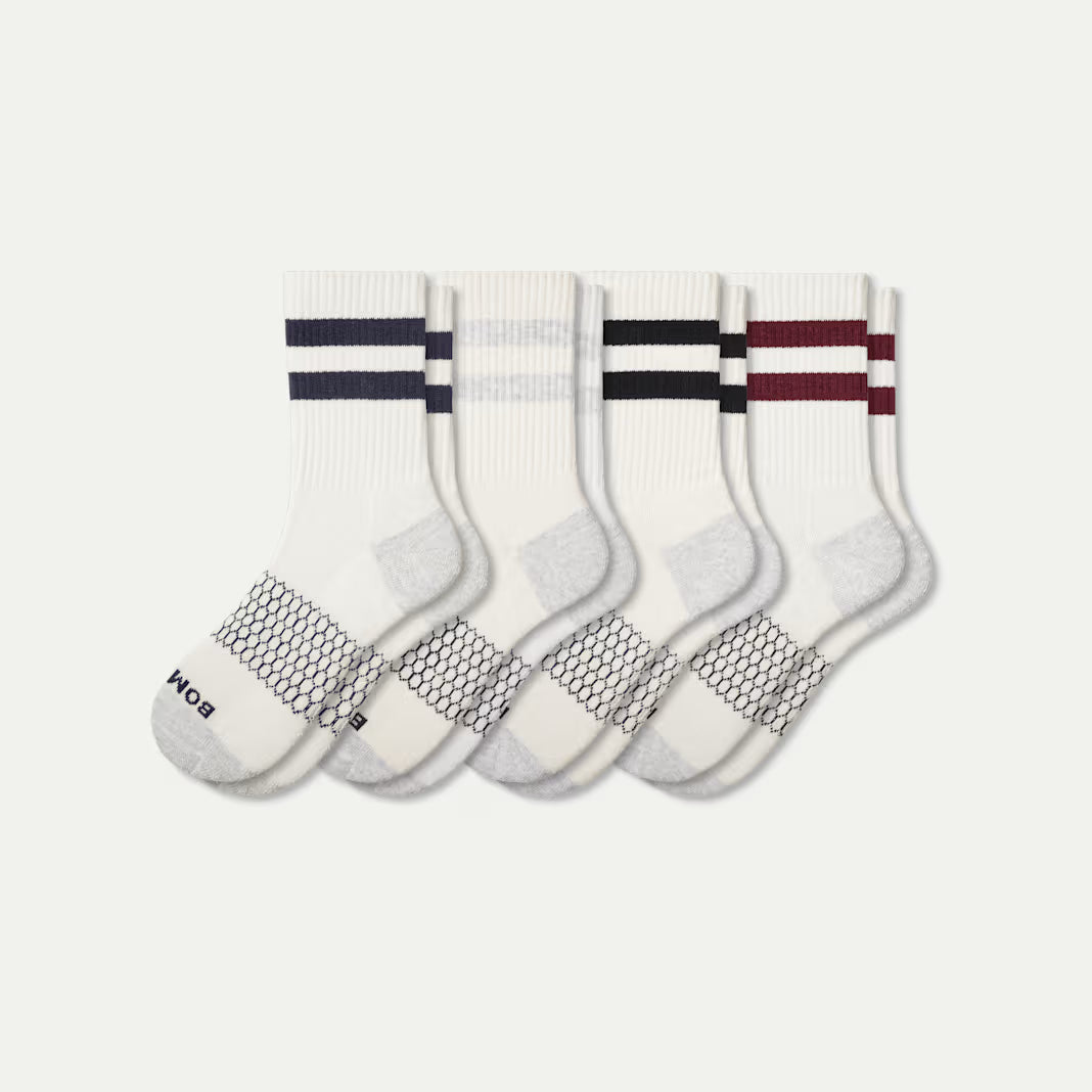 Women's Vintage Stripes Half Calf Sock 4-Pack