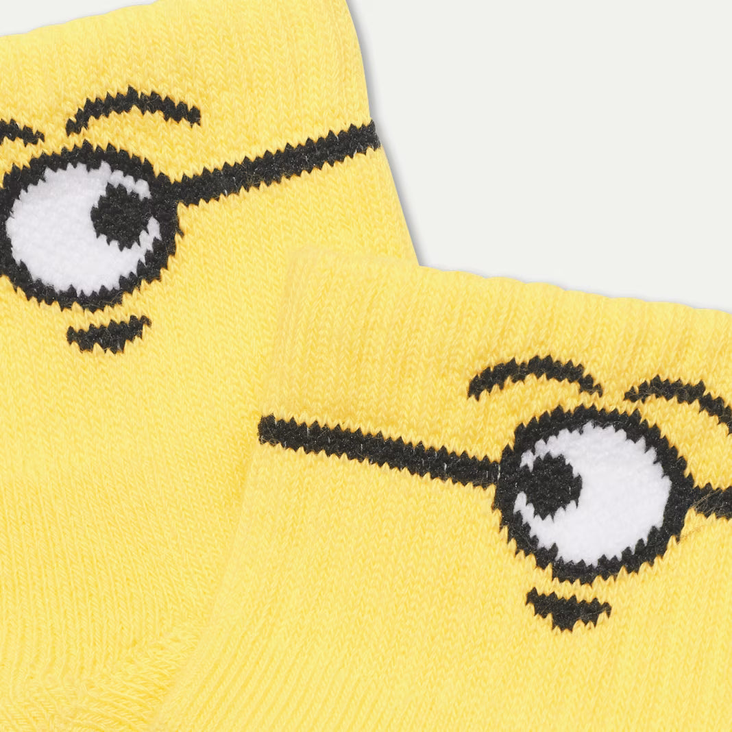 Toddler Minions Gripper Calf Sock 4-Pack Gift Box