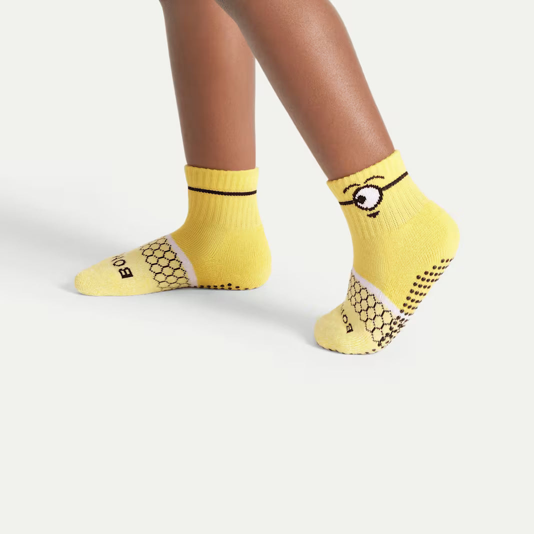 Toddler Minions Gripper Calf Sock 4-Pack Gift Box