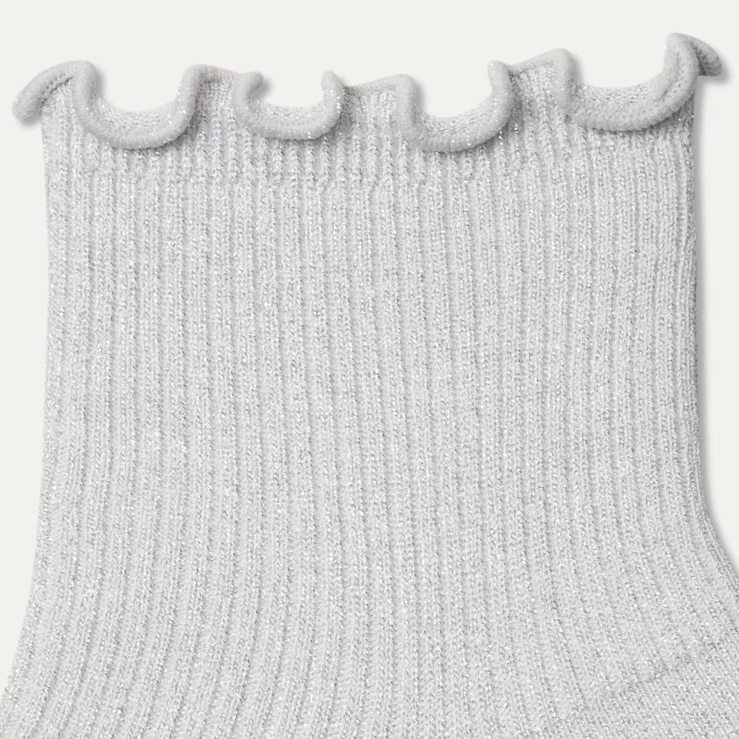 Wicked x Bombas Ruffle Quarter Socks