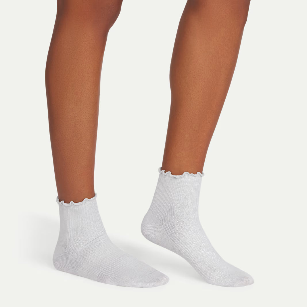 Wicked x Bombas Ruffle Quarter Socks
