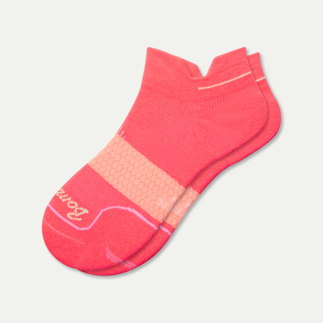 Bombas Women's Run Ankle Socks(Neon Hot Pink)