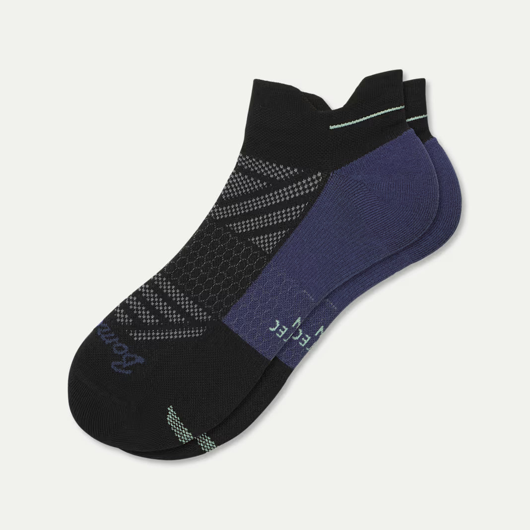Bombas Men's Run Ankle Socks(black dusk)