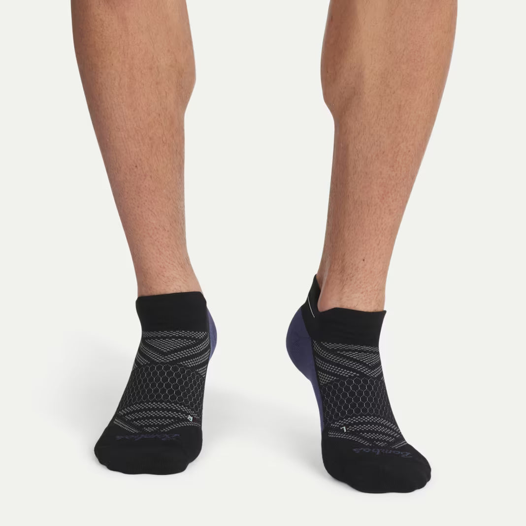 Bombas Men's Run Ankle Socks(black dusk)