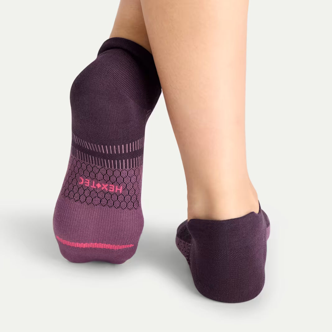Bombas Women's UltraLite Sport Ankle Socks(purple plum)