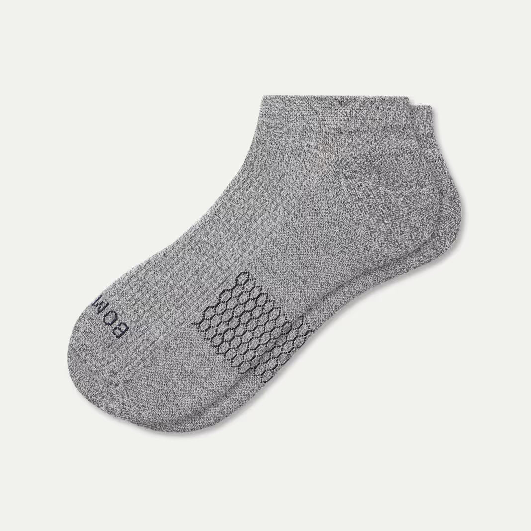 Bombas Women's Modern Rib Ankle Socks(washed black)