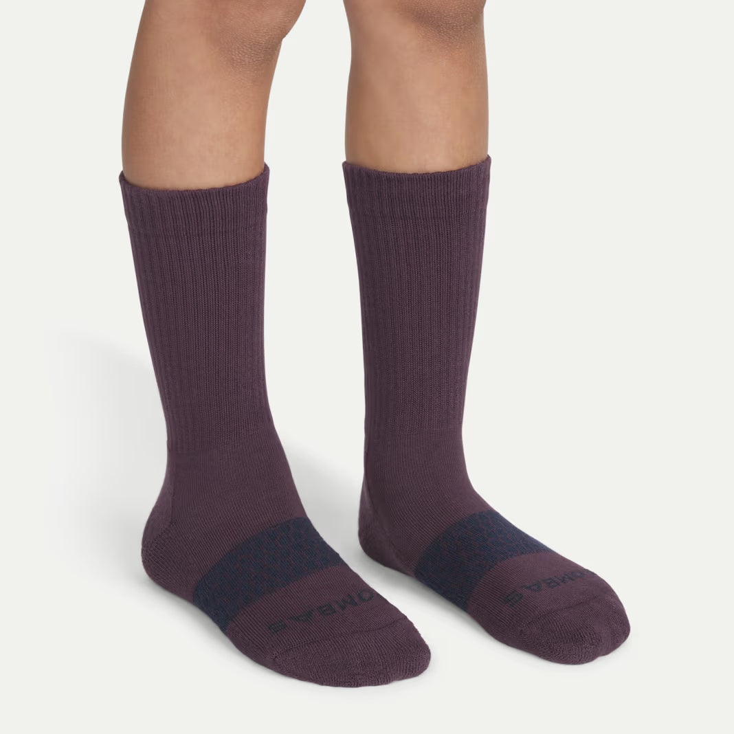 Bombas Youth Solids Calf Sock 4-Pack