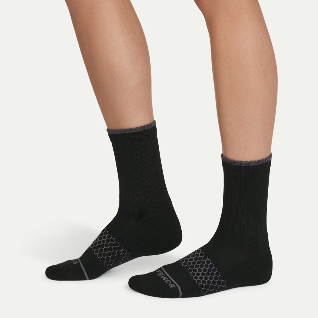 Women's Merino Wool Blend Half Calf Sock 4-Pack