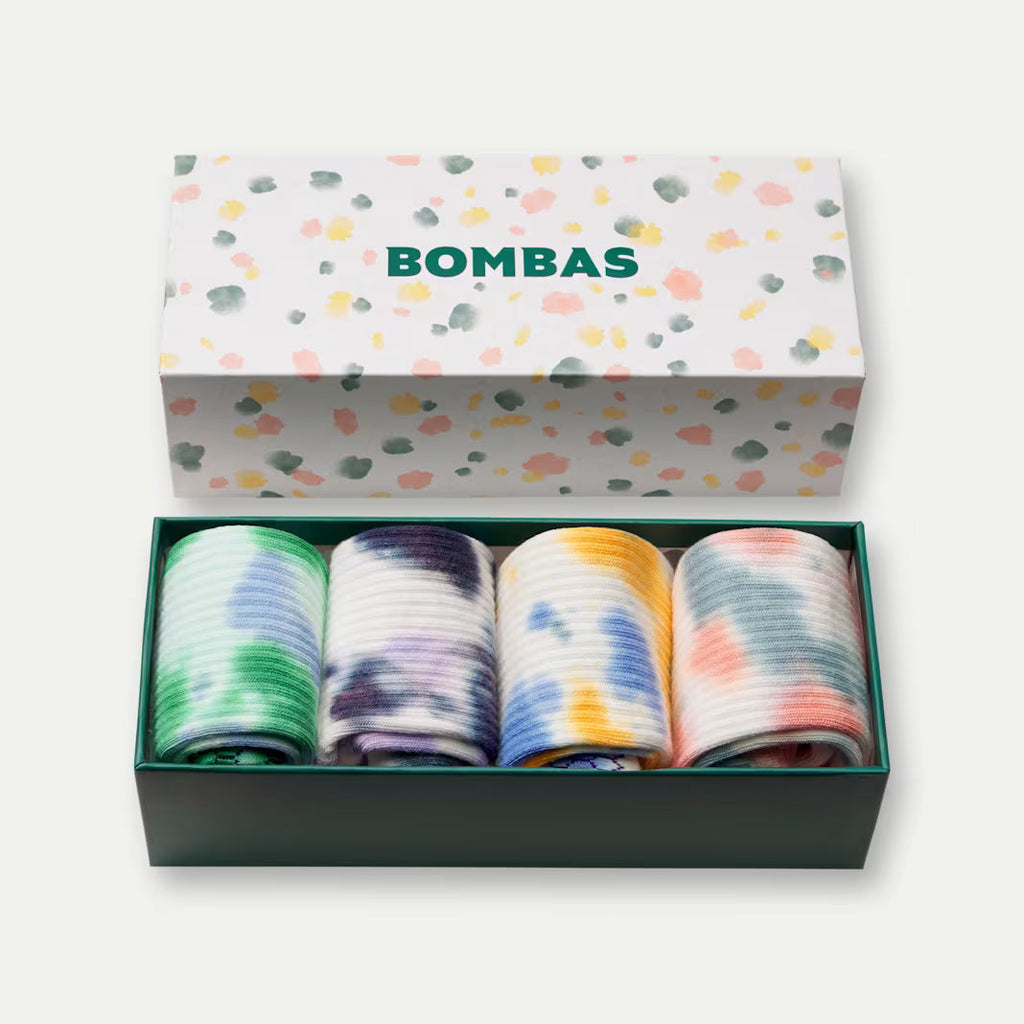 Bombas Youth Celebration Calf Sock 4-Pack Gift Box