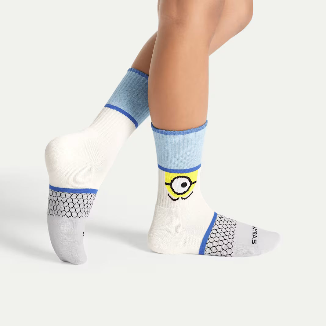 Bombas Youth Minions Calf Sock 4-Pack Gift Box