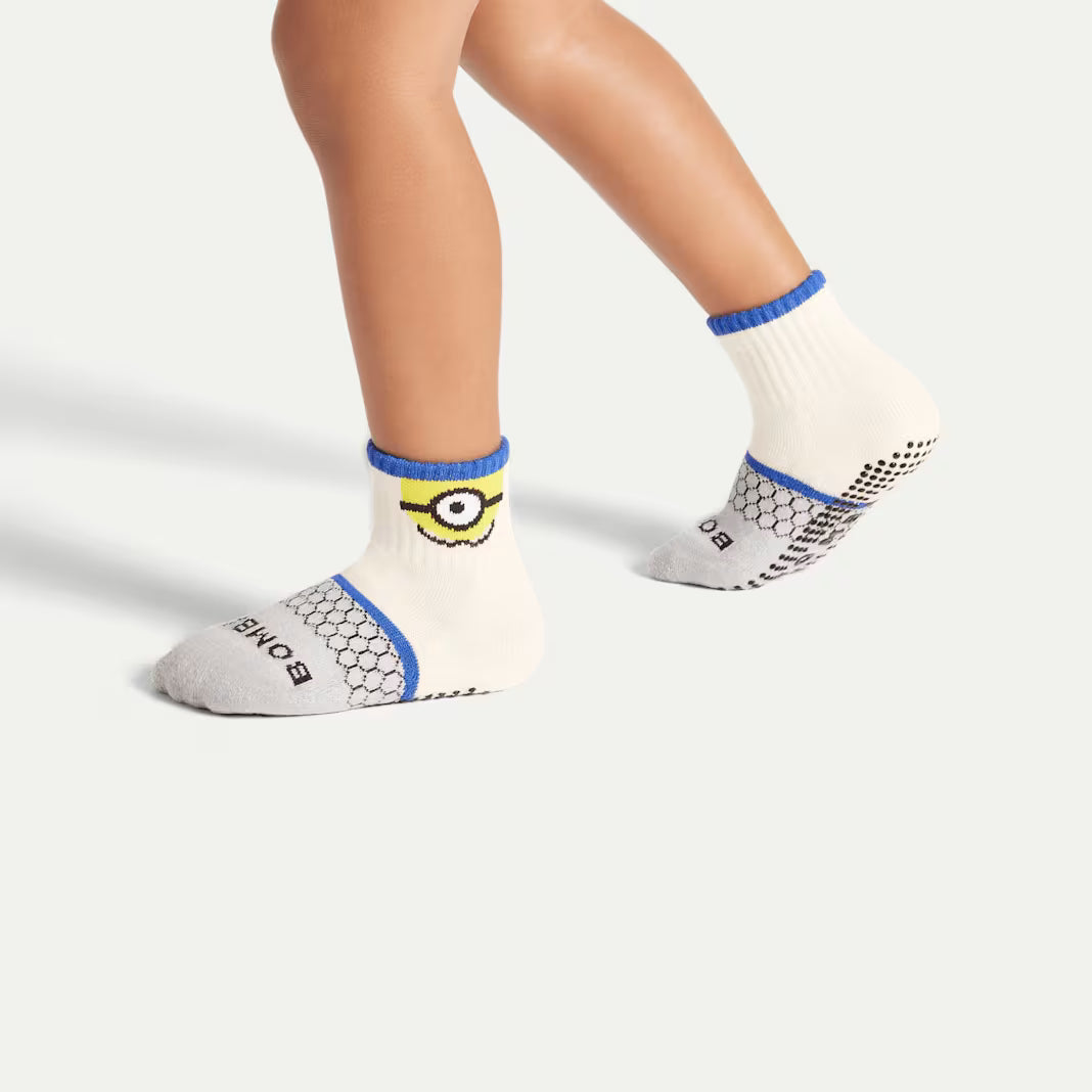 Toddler Minions Gripper Calf Sock 4-Pack Gift Box