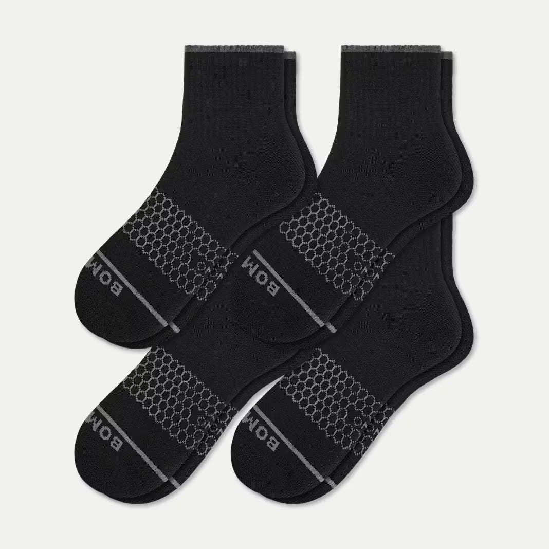 Women's Merino Wool Blend Quarter Sock 4-Pack
