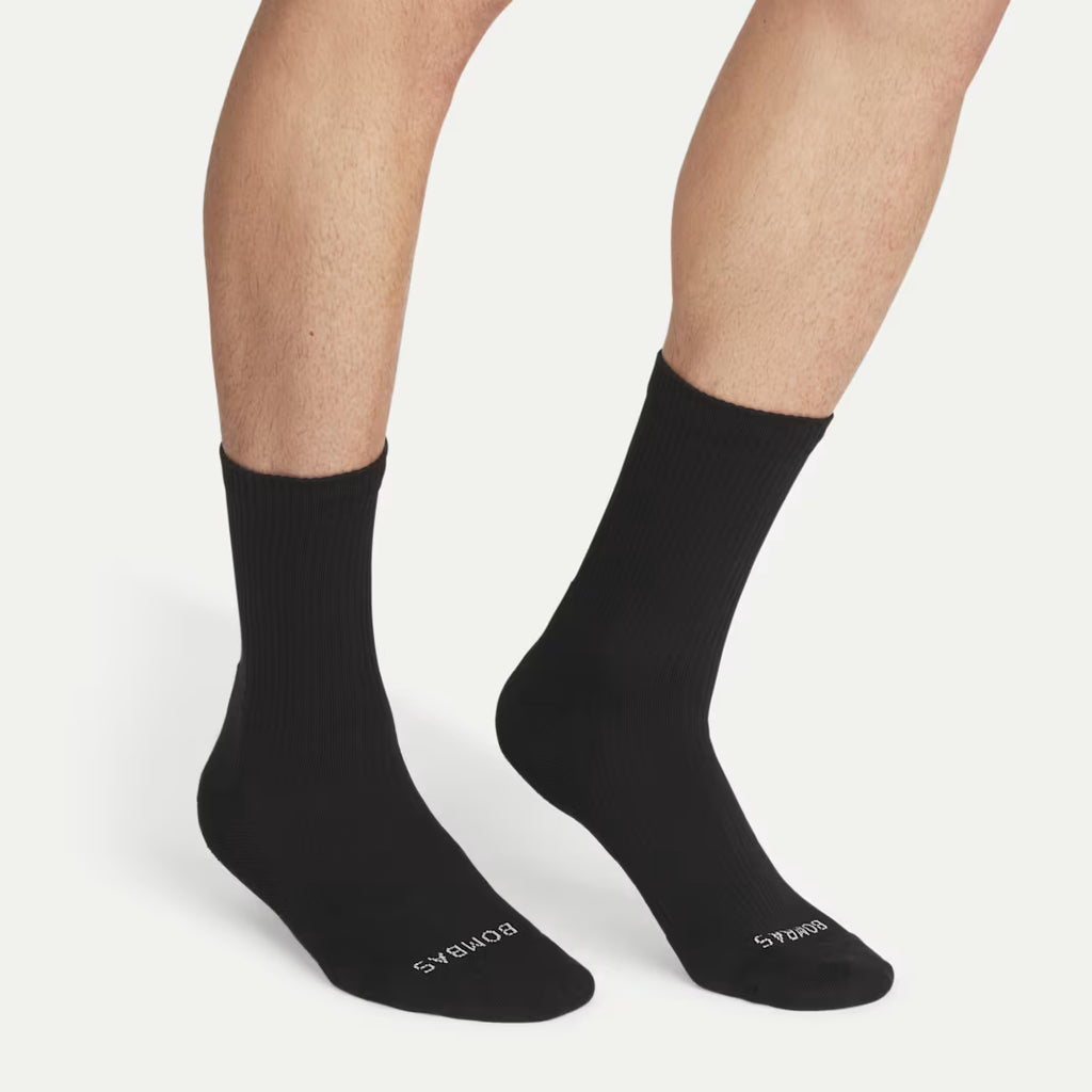 Men's Modern Rib Half Calf Socks
