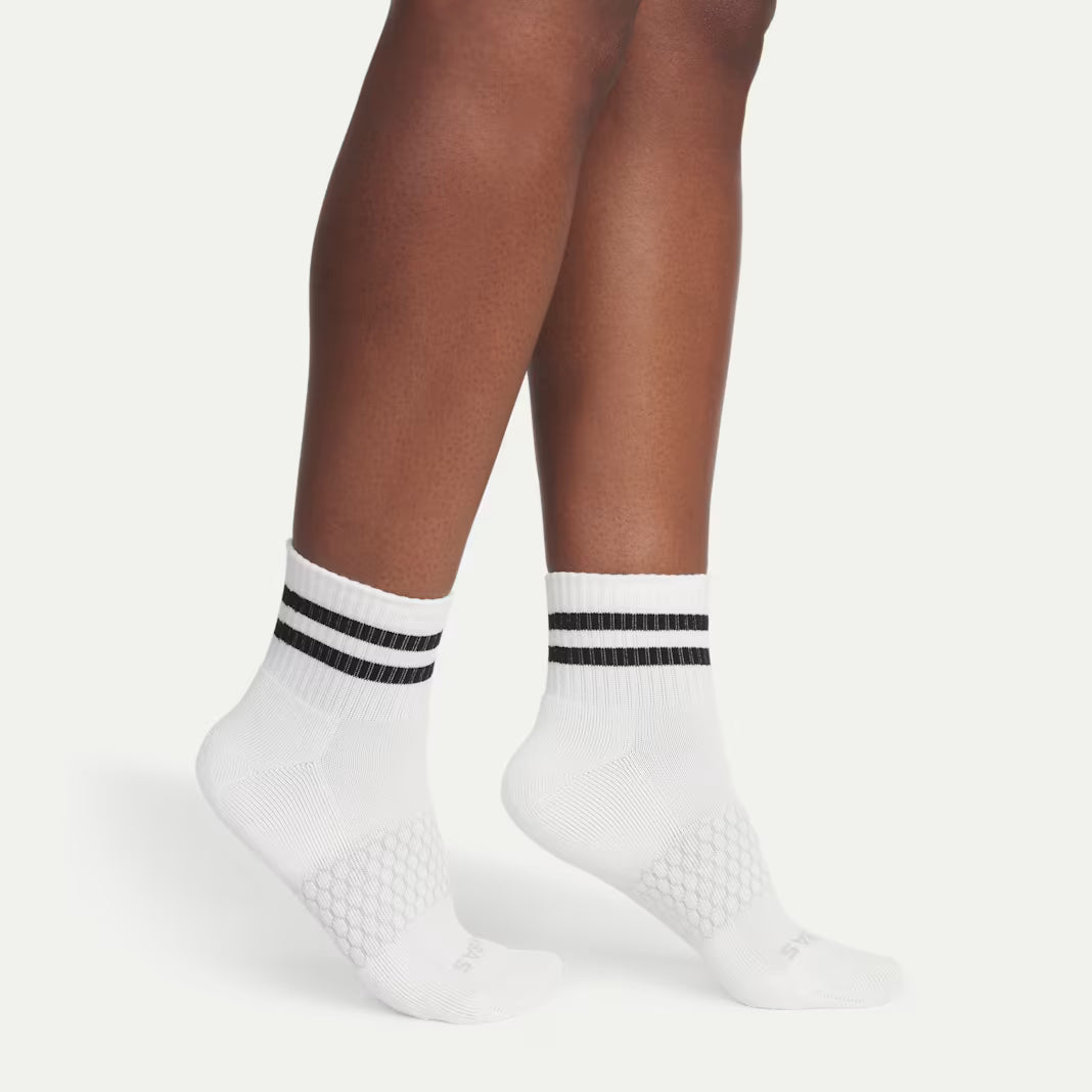 Bombas Women's Vintage Stripes Quarter Socks