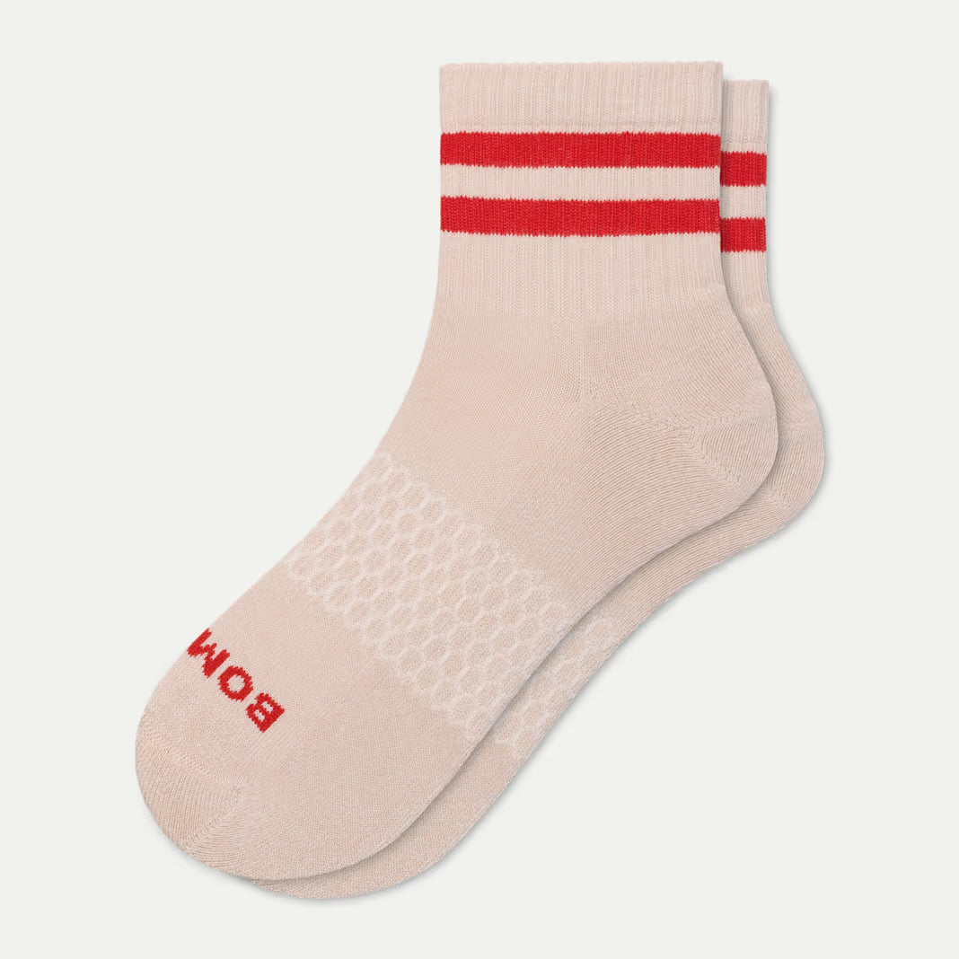 Bombas Women's Vintage Stripes Quarter Socks