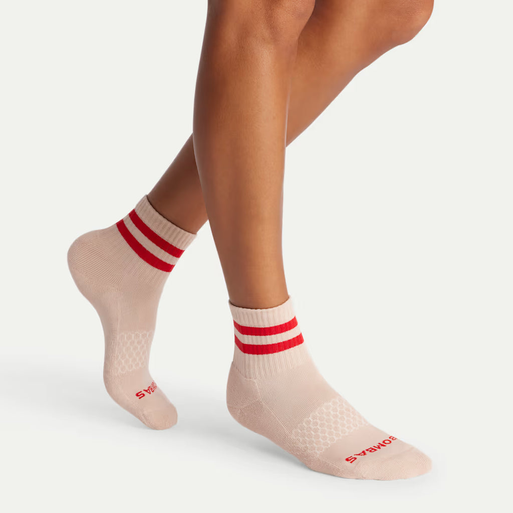 Women's Vintage Stripes Quarter Socks