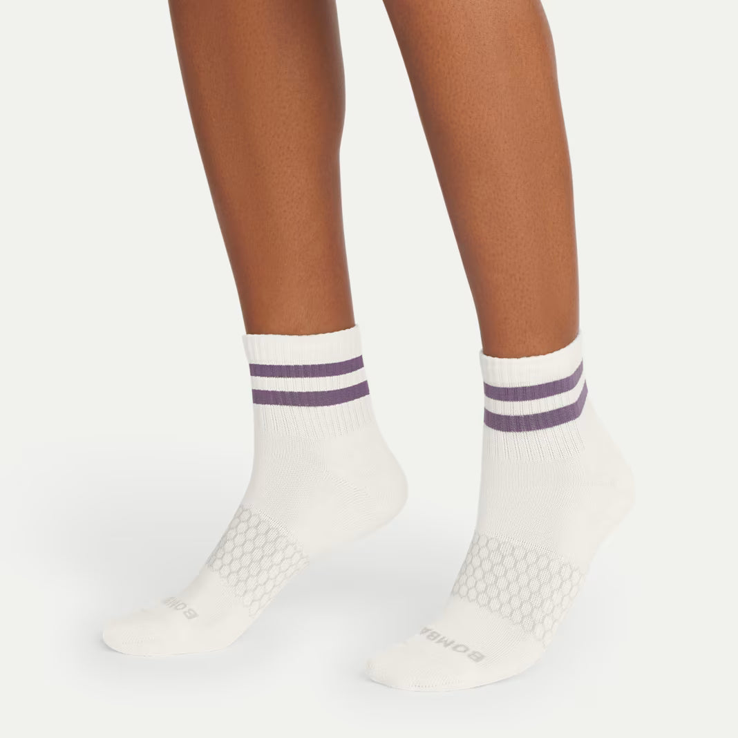Women's Vintage Stripes Quarter Sock 4-Pack