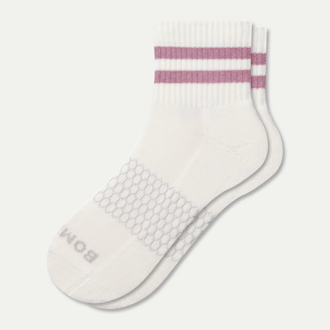 Bombas Women's Vintage Stripes Quarter Socks