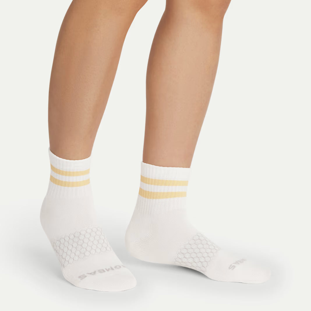 Bombas Women's Vintage Stripes Quarter Socks