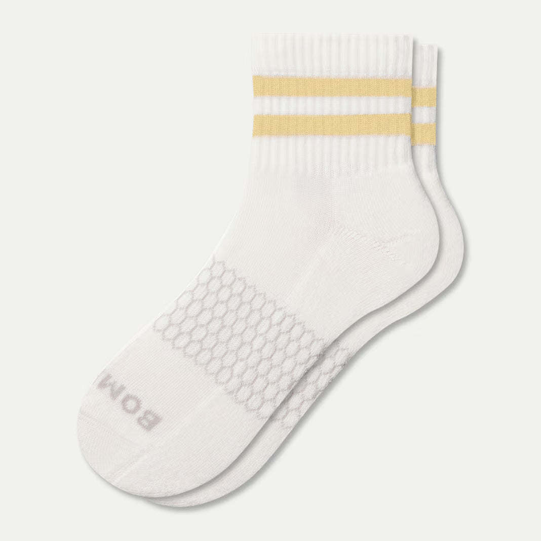 Bombas Women's Vintage Stripes Quarter Socks
