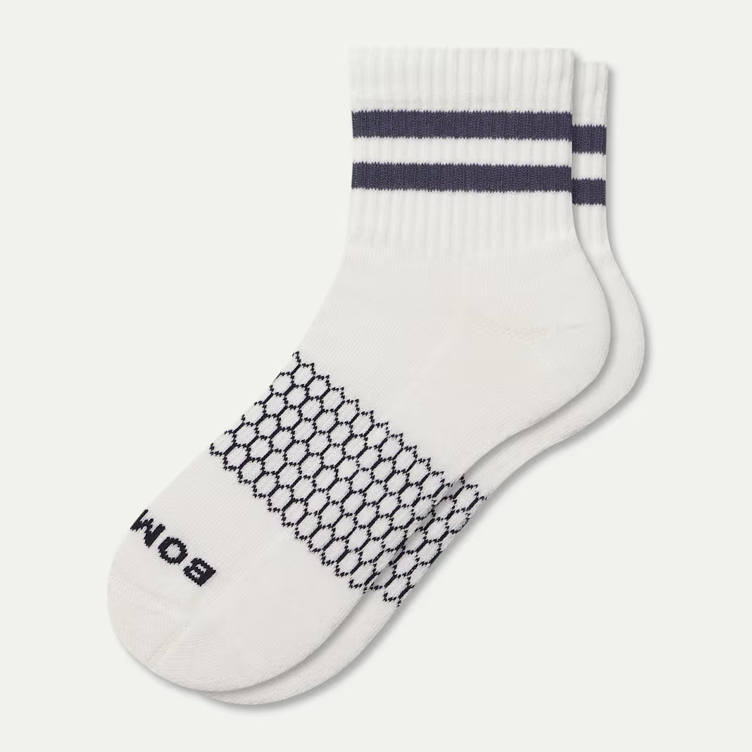 Bombas Women's Vintage Stripes Quarter Socks