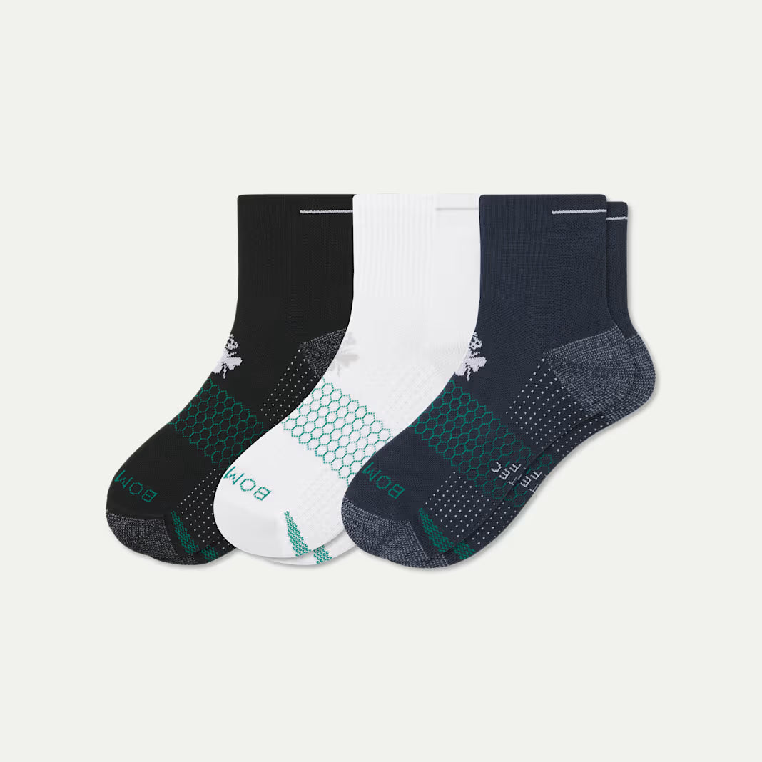 Women's Golf Quarter Sock 3-Pack