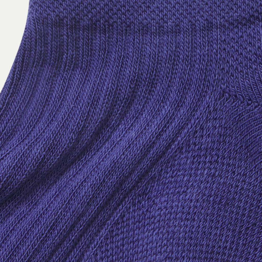Women's Modern Rib Ankle Socks(indigo)