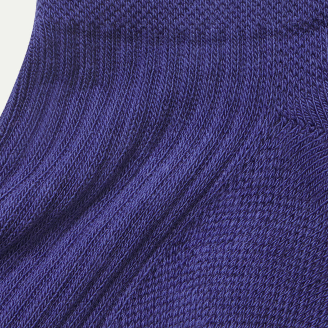 Bombas Women's Modern Rib Ankle Socks(indigo)