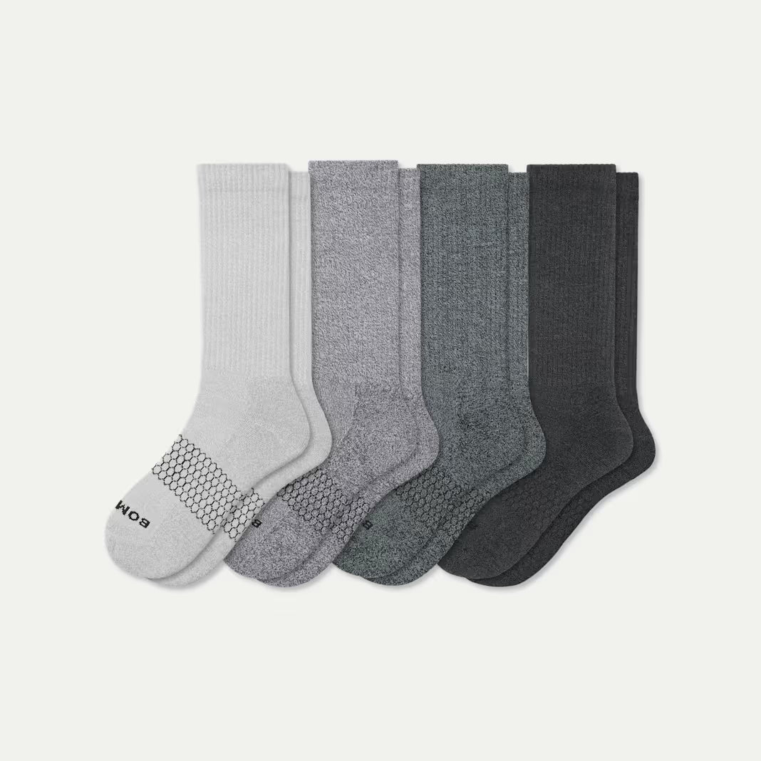 Men's Marl Calf Sock 4-Pack