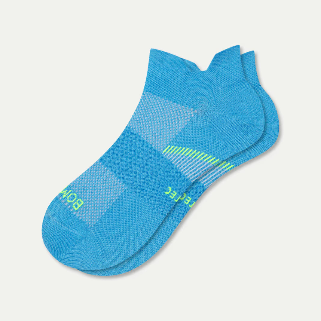 Bombas Women's UltraLite Sport Ankle Socks(tropic blue)