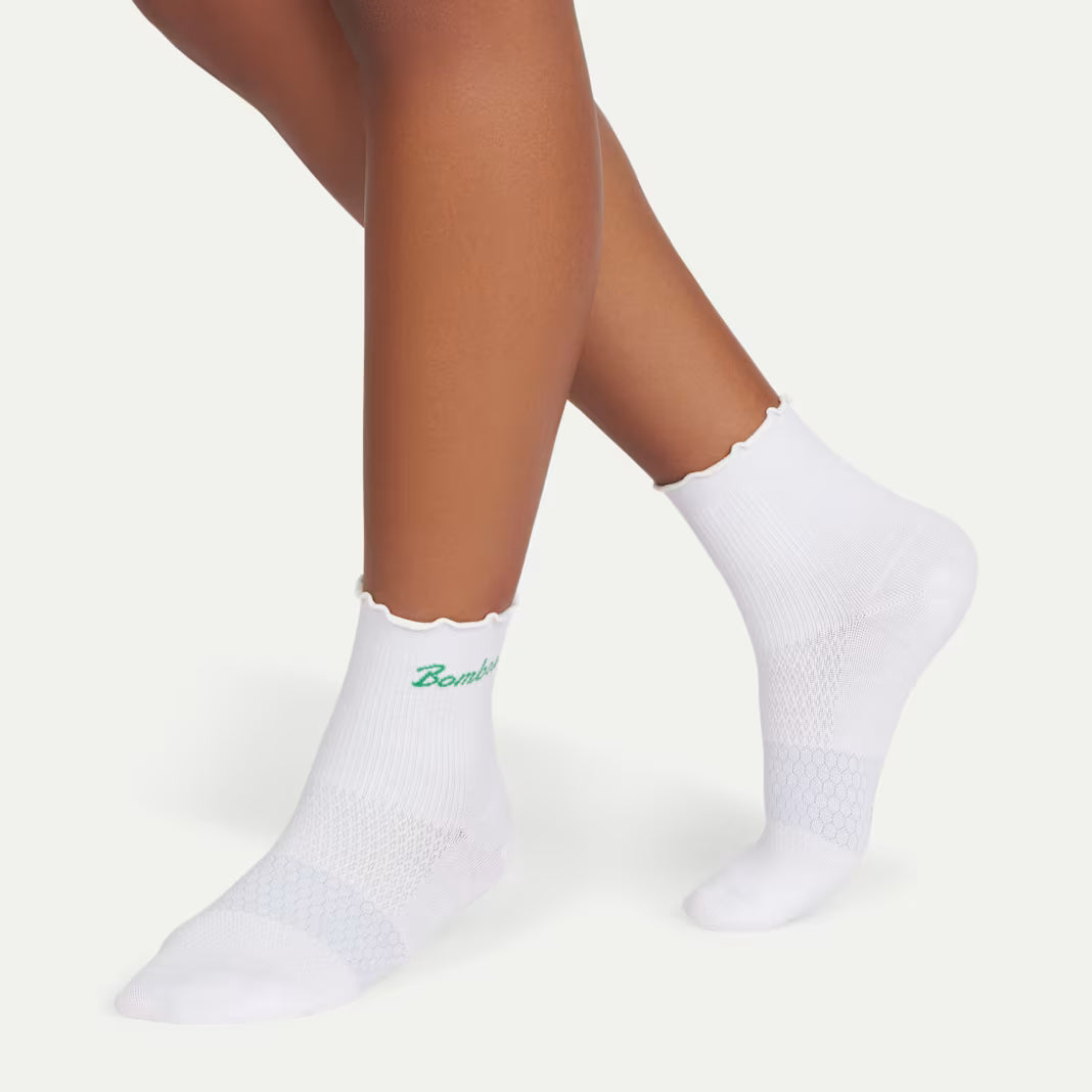 Women’s UltraLite Ruffle Sport Quarter Sock 3-Pack