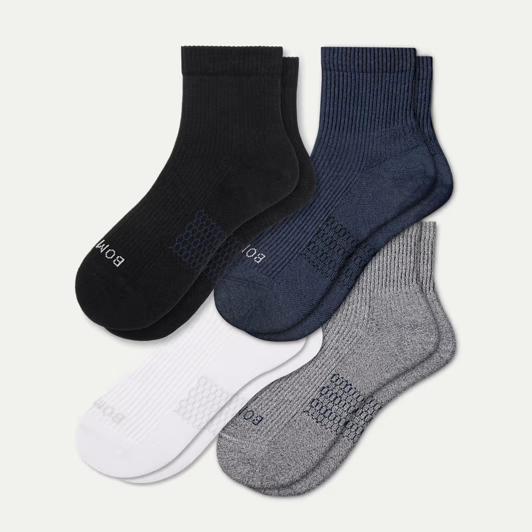 Women's Modern Rib Quarter Sock 4-Pack