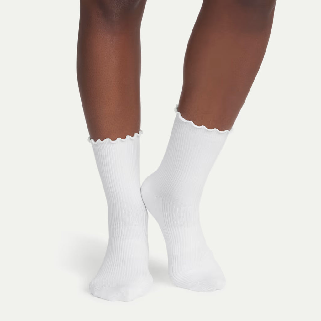 Women's Ruffle Rib Half Calf Sock 4-Pack