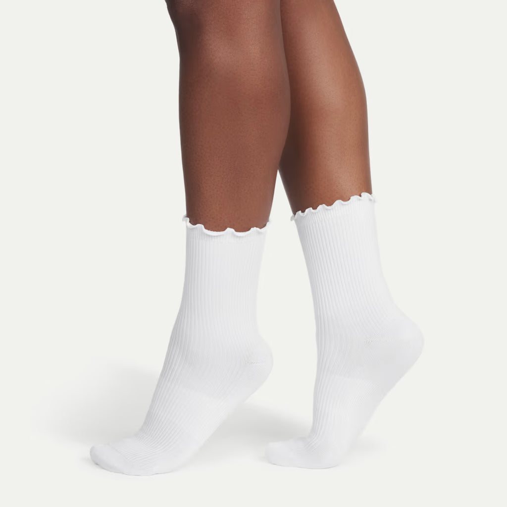 Women's Ruffle Rib Half Calf Sock 4-Pack