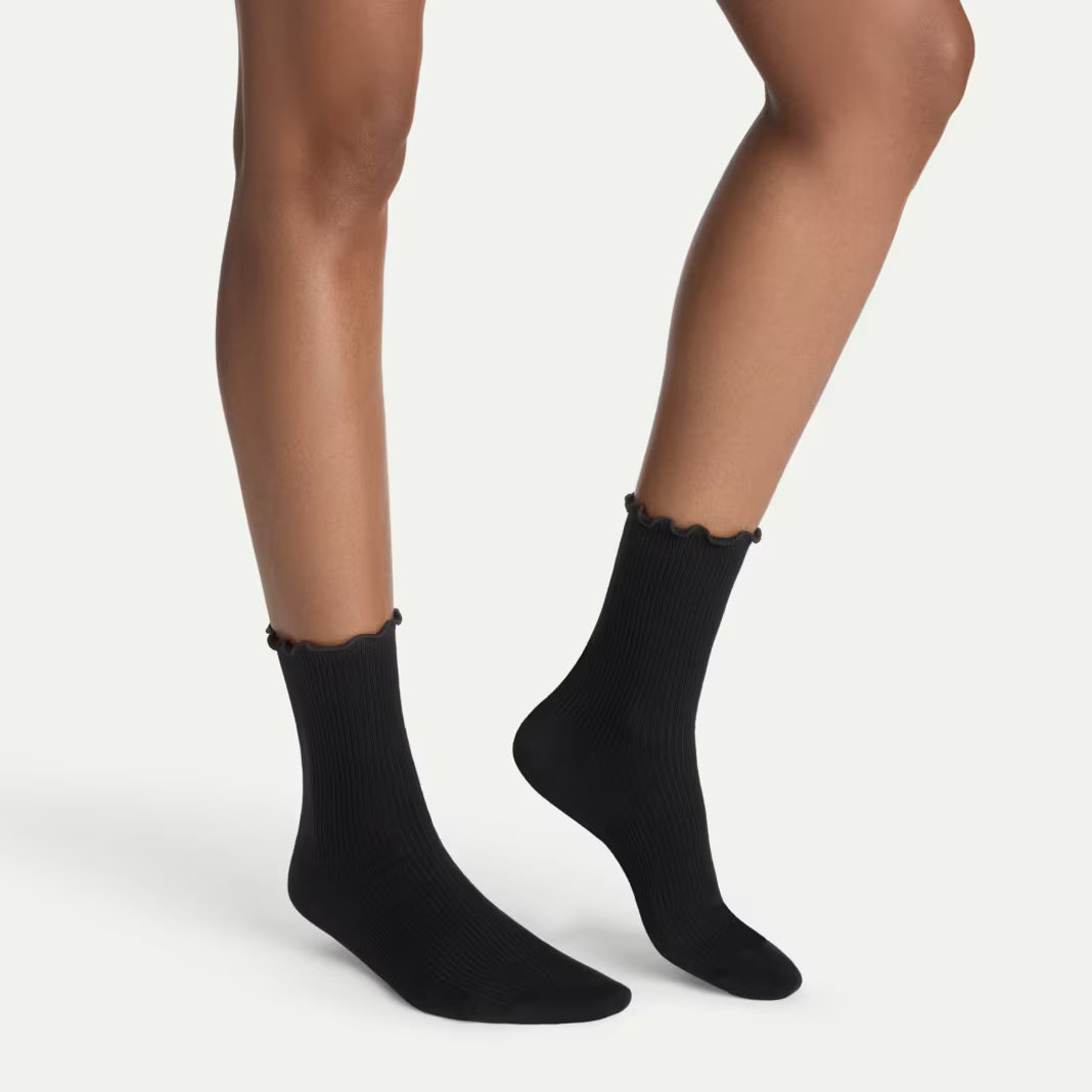 Women's Ruffle Rib Half Calf Sock 4-Pack