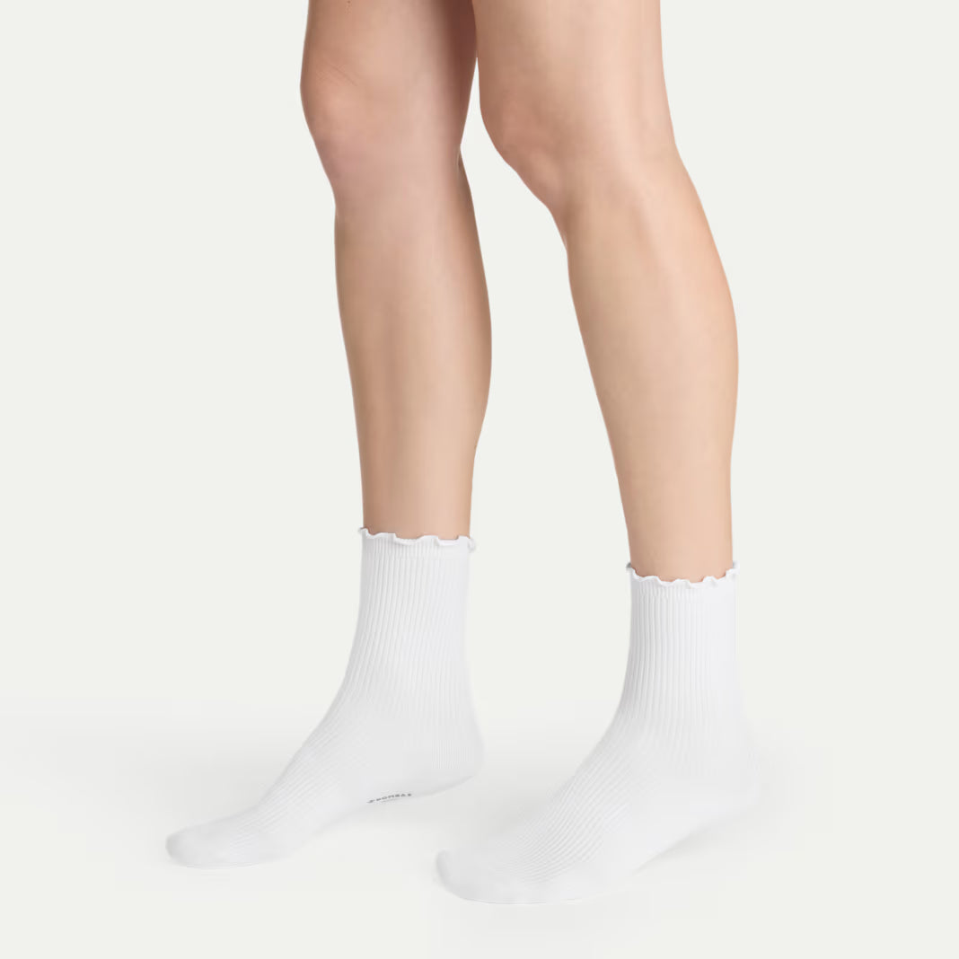 Women's Ruffle Rib Half Calf Sock 4-Pack