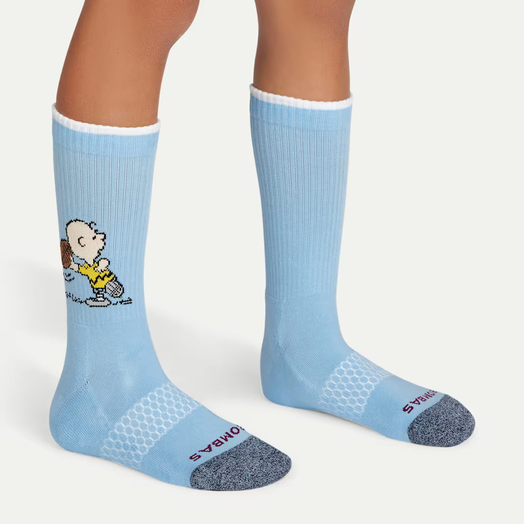 Bombas Peanuts x Bombas: Youth Calf Sock 4-Pack Gift Box